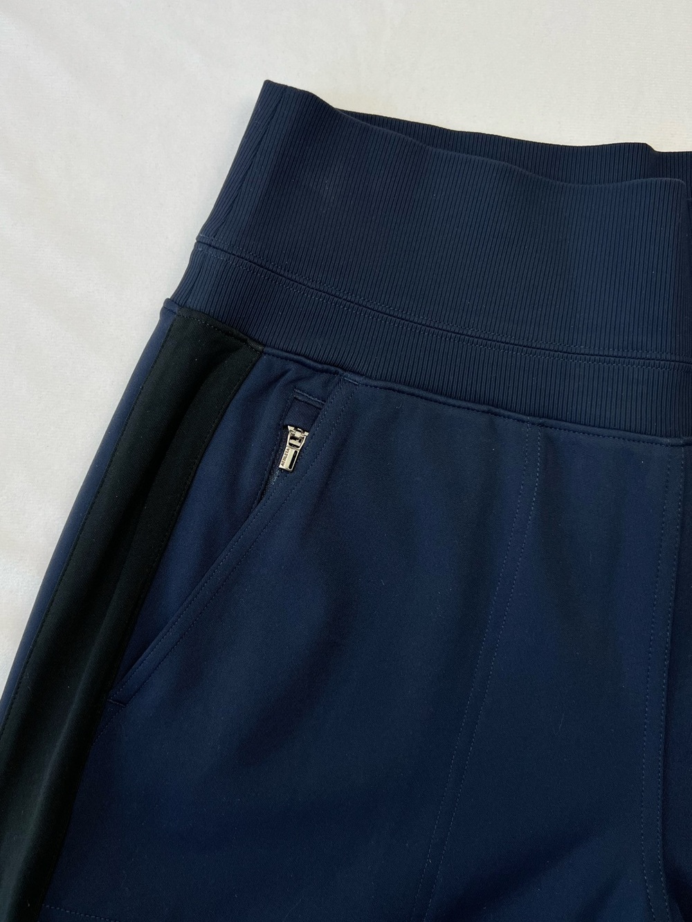 Athleta Venice Colorblock Wide Leg Pant Navy/Black Sculptek Light S/T Small Tall - Picture 5 of 12